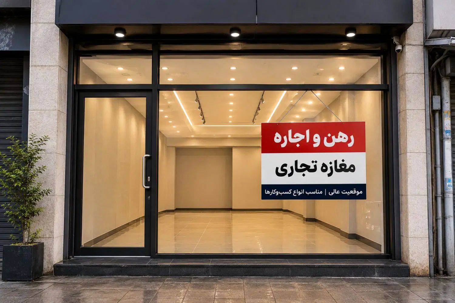 رهن و اجاره مغازه ۲۰ متری حاشیه احمدآباد